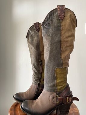 A.S.98 Leather Heeled Boots